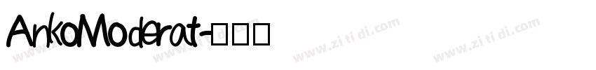 AnkoModerat 字体转换